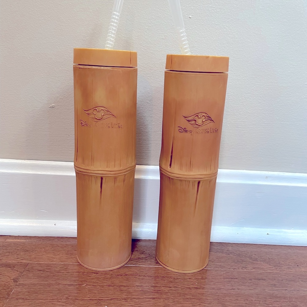 Disney Cruise Line Exclusive Bamboo Mug Sipper Cups